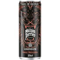 Bebida energética melocotón MAISON PERRIER, lata 25 cl