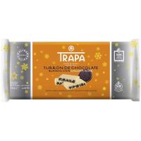 TRAPA turroi zuria galleta beltzarekin, tableta 120 g