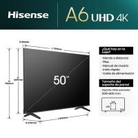 Televisión led 50" 4K FHD Smart 50A6N HISENSE