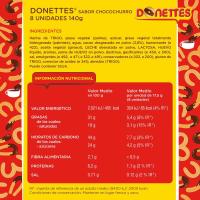 Donettes chocochurros DONETTES, 8 uds, paquete 140 g