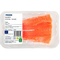 Filete de salmón EROSKI, bandeja aprox. 300 g