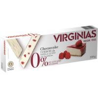 Turrón 0% sin azúcar cheesecake VIRGINIAS, caja 200 g