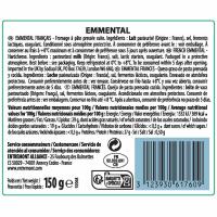 ENTREMONT Emmental gazta frantsesa, xerrak, erretilua 150 g