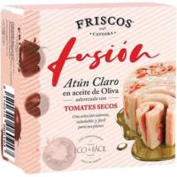 Atún claro con tomate seco fusión FRISCOS, lata 77 g