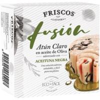 FRISCOS fusioa: atun argia oliba beltzarekin, lata 77 g