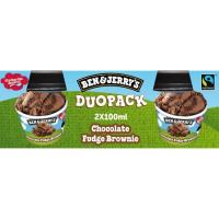 BEN&JERRY'S Fudge Brownie izozkia, sorta 2x100 ml