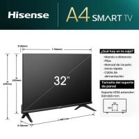 TV led 32" HD Smart 32A4N HISENSE