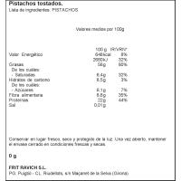 Pistacho tostado sin sal FRIT RAVICH, bolsa 110 g