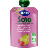 Pera, frambuesa HERO SOLO BIO, bolsita 180 g