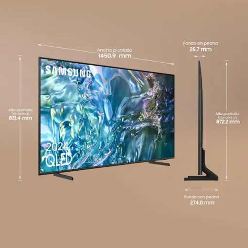 Televisión Qled 55" 4K Smart TQ55Q60D SAMSUNG