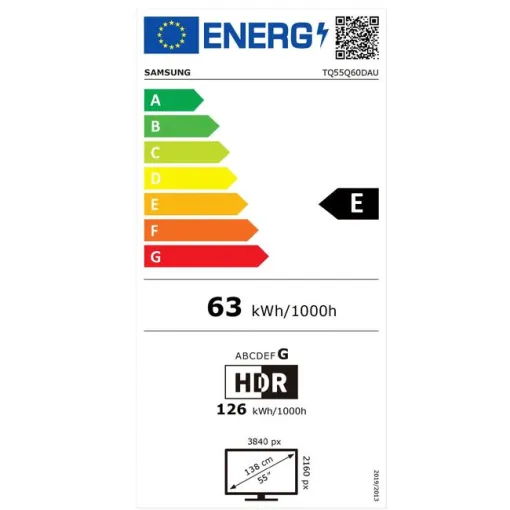 SAMSUNG TQ55Q60D Smart Qled telebista 55" 4K