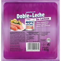 Salchicha con doble de leche sin lactosa CAMPOFRÍO, sobre 140 g