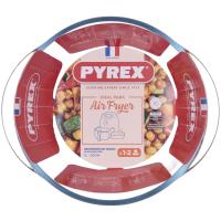 Fuente redonda de vidrio, ideal para freidora de aire PYREX, Ø20