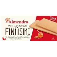 Turrón finissimo blando EL ALMENDRO, caja 160 g