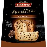 Panettone de chocolate DELAVIUDA, caja 750 g