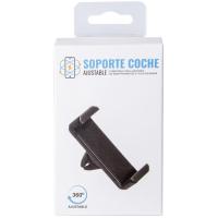 Soporte para rejilla de coche ajustable y gira 360°, apto para mobil de 4,7"a 6,5"