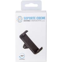 Soporte para rejilla de coche ajustable y gira 360°, apto para mobil de 4,7"a 6,5"