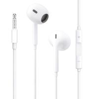 Auriculares blancos conector Jack 3,5mm con 2 adaptadores para iPhone y USB-C