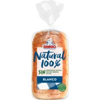Pan de molde natural blanco con corteza BIMBO, paquete 360 g