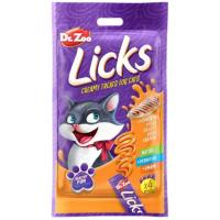 Snack líquido cat licks de pollo para gato DR.ZOO, pack 4x125 g