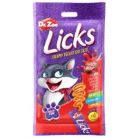 Snack líquido cat licks cordero para gato DR.ZOO, pack 4x125 g