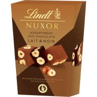 LINDT CORNET NUXOR askotariko bonboiak, kutxa 150 g