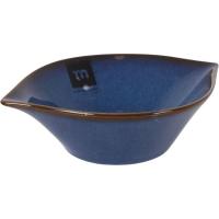 Bol de aperitivo oval, porcelana, Pica Pica Chester blue, 15x11,7x4,4 cm