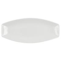 Fuente oval de porcelana blanca Gastro QUID, 30x13x2,5 cm