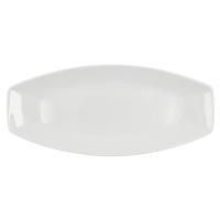 Fuente oval de porcelana blanca Gastro QUID, 35x15x2,8 cm