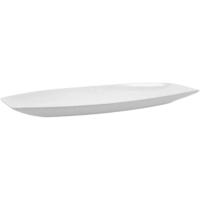 Fuente oval de porcelana blanca Gastro QUID, 40x17,5x3,5 cm