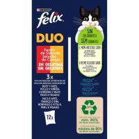 FÉLIX duo janaria, zapore festatxoa gelatinetan, sorta 12x85 g