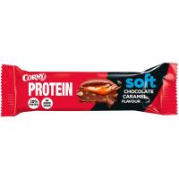 Barrita proteína de caramelo y chocolate CORNY, 1 ud, 45 g