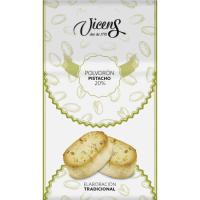 Polvorón de pistacho VICENS, bolsa 240 g