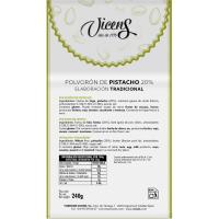 Polvorón de pistacho VICENS, bolsa 240 g