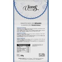 Mantecado de sésamo VICENS, bolsa 320 g