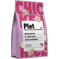 Pienso de pollo y arroz para cachorro PLET, saco 3 kg