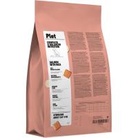 Alimento de salmón-arroz gatos esterilizados PLET, saco 3 kg
