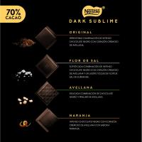 Bombones NESTLÉ  DARK SUBLIME, caja 145 g