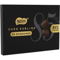 NESTLÉ DARK SUBLIME % 85 kakao bonboiak, kutxa 144 g