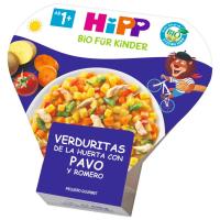 Verduritas de la huerta con pavo y romero HIPP, tarrina 250 g