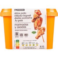 Alitas de pollo asadas EROSKI, caja 1 kg