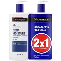 Loción Hidratatación Profunda NEUTROGENA, pack 2x750 ml