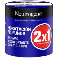 Bálsamo Hidratación Profunda NEUTROGENA, pack 2x300 ml