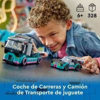 Coche de Carreras y Camión de Transporte, edad rec: +6 años LEGO City