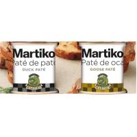 Paté de oca y paté de pato MARTIKO, pack 2x70 g