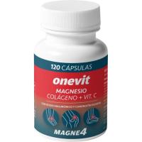 Magnesio con colageno + vitamina C ONEVIT, bote 120 cápsulas