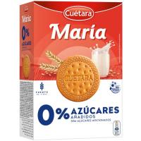 Galleta María 0% azúcares CUÉTARA, caja 400 g