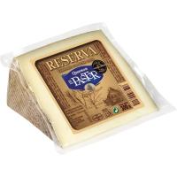 Queso reserva de leche cruda EL PASTOR, cuña 300 g