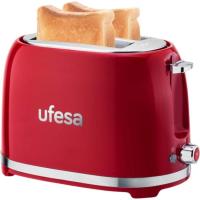 Tostador Clasic, 850W, PinUp Rojo UFESA