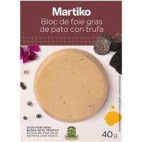 Bloc de foie gras de pato con trufa MARTIKO, blister 40 g